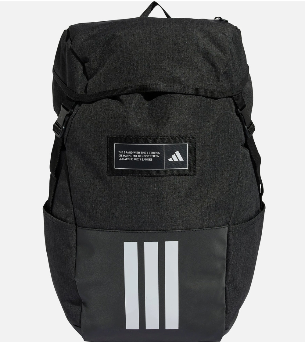adidas Originals 4ATHLTS 3 Stripes Gym School Travel Backpack Black NWOT